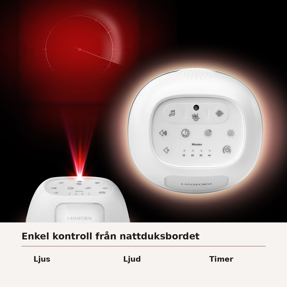NUXO – Ljus & ljud för kvällsrutinen