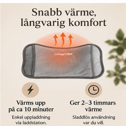 Lanaform uppladdningsbar handvärmare – mjuk värmekudde