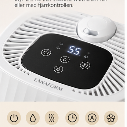 Lanaform Napo – luftfuktare med varm & kall dimma