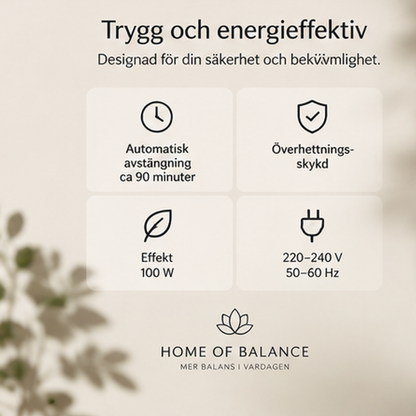 Lanaform Heating Panel – vikbar elektrisk värmepanel med 3 värmenivåer