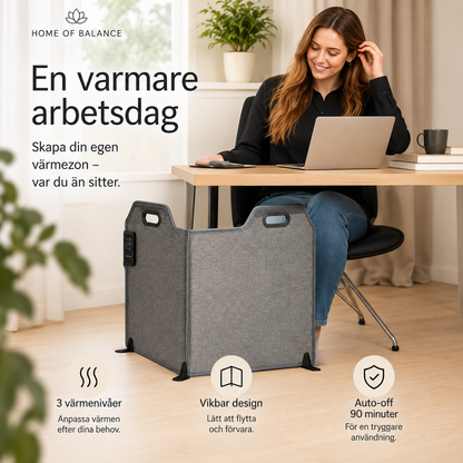 Lanaform Heating Panel – vikbar elektrisk värmepanel med 3 värmenivåer